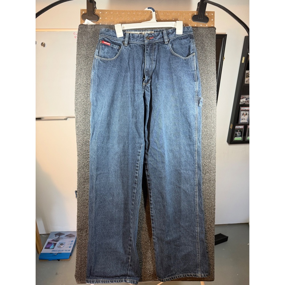 Ecko Unltd Carpenter Jeans Mens 32x42 Blue Denim Foundry Fit Streetwear 462